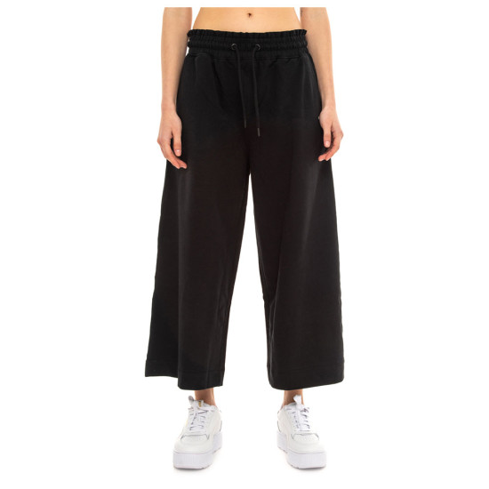 Be Nation Γυναικείο παντελόνι Terry Cropped Wide Leg Pant 7/8